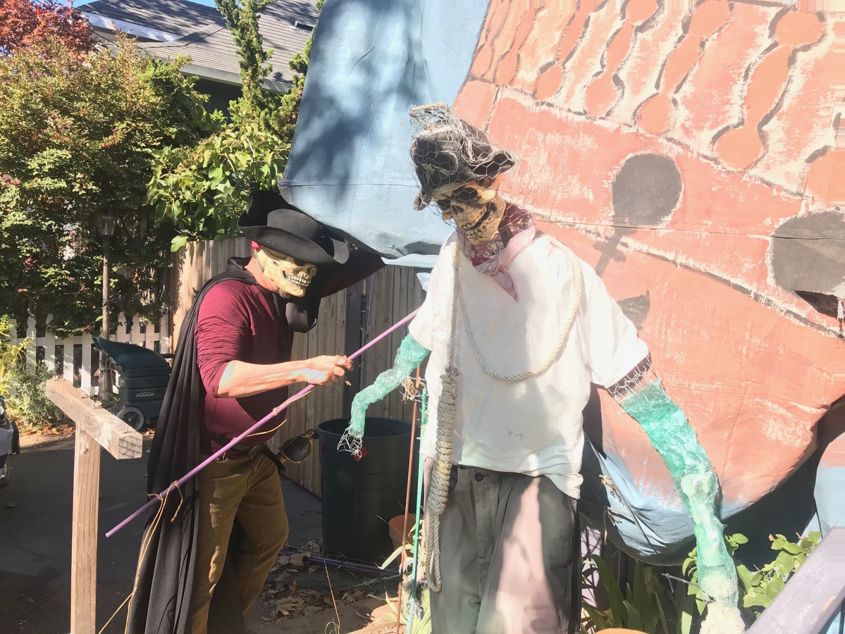Napa Halloween Yard Display